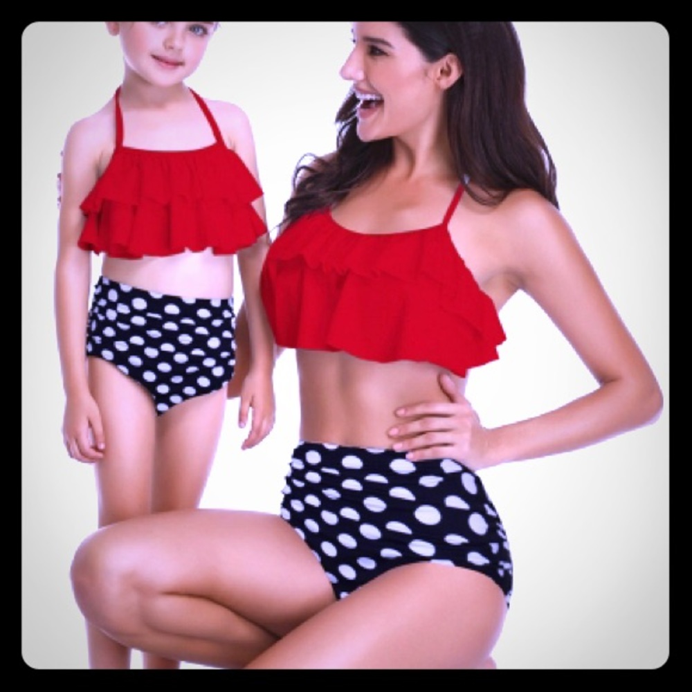 🔥HOT 2 suit 1 price! Mommy & me matching swim